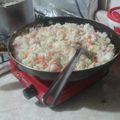 El cooksnap de Yaira19 cuando hizo Arroz frito con pollo.