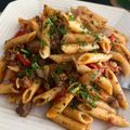 Brandee Calagui's cooksnap of when they made Penne Pasta with Meat Sauce.