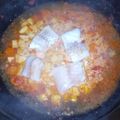 El cooksnap de Augusto Bouvier cuando hizo Abadejo guisado.