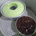 Cooksnap dari Vina Kitchen untuk resep Bolu kukus pandan 1 telur (all in one method)