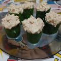 El cooksnap de Anna Bella alias Moni Argento cuando hizo Sushi de pepino.
