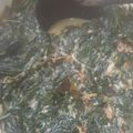 Cooksnap dari Indah Tuwiarsih untuk resep Daun singkong kuah santan