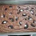 El cooksnap de Carolina ❤ cuando hizo Brownies Oreo (con cacao).