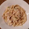 Theresa Marie's cooksnap of when they made Chicken Alfredo.