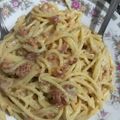 Cooksnap dari Upik Tri Andriyani untuk resep Fettuccine carbonara
