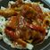 El cooksnap de Maria Victoria Diaz cuando hizo Fideos integrales con salsa rosa.