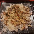 El cooksnap de Cristian Ezequiel Fonseca cuando hizo Arroz con pechuga salteada.