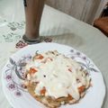 صورة من منال كمال ، شاركها بعد تجربة وصفة بيتزا البيض ^_^(لايت)