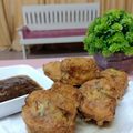 Cooksnap Liana Nick semasa beliau membuat Tauhu begedil kentang sos kicap pedas #marathon raya/kentang.