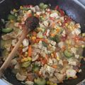 El cooksnap de Sarahflorez cuando hizo Wok de fideos de arroz, pollo y vegetales.
