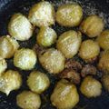 El cooksnap de Benalmádena cuando hizo Coles de Bruselas a la mantequilla de ajo y queso Parmesano.