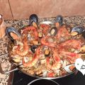 El cooksnap de SuperDesyLaChef cuando hizo Fideuá.