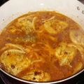 El cooksnap de Julieta Ontiveros cuando hizo Pollo Frito en salsa de Chiles Guajillos (Deliciosa Receta Mexicana).