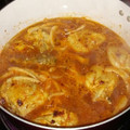 El cooksnap de Julieta Ontiveros cuando hizo Pollo Frito en salsa de Chiles Guajillos (Deliciosa Receta Mexicana).