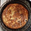El cooksnap de Catalina Borrini cuando hizo Tortilla de repollos al horno.