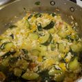 El cooksnap de Lucia Perez cuando hizo Calabacitas con queso.