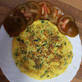 El cooksnap de Maria cuando hizo Tortilla de espinacas con queso y tomates.