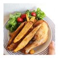 รูป Cooksnap ของ Wonderingkate เมื่อเขาทำ Potato wedges มันอบทั้งเปลือก
