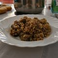 El cooksnap de Esther Mireya del Río Nistal cuando hizo Arroz de secreto y setas shiitake.