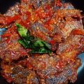 Cooksnap dari rullyemasari untuk resep Dendeng Batokok (Daging balado)