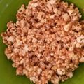 Lara Thompson's cooksnap of when they made Peanut Butter Popcorn.