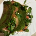 El cooksnap de Macarena cuando hizo Crepes de espinacas - súper fáciles y sanos.