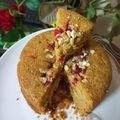  Mrinalini Sinha का कुकस्नैप जब उन्होंने एगलेस सूजी केक इन कड़ाई (eggless suji cake in kadai recipe in Hindi) बनाया था।