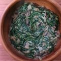Shandré Candiotes's cooksnap of when they made Creamy spinach and mushroom.
