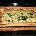 El cooksnap de Verónica Vega Vara cuando hizo Quiche de bacon, calabacín y espinacas.