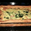 El cooksnap de Verónica Vega Vara cuando hizo Quiche de bacon, calabacín y espinacas.