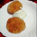 El cooksnap de Gloria Bueno cuando hizo Tortitas crunchy de patata y bacalao.