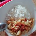 El cooksnap de Guerrera de la Fe cuando hizo Tallarines rojos con atún.