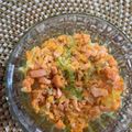 Cooksnap dari aisyah putri untuk resep Nasi tim Salmon - MPASI 9 Bulan