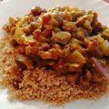El cooksnap de Gloria Bueno cuando hizo Verduras al Ras El Hanout con couscous.