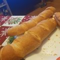 El cooksnap de Andrea P. Scarlatino cuando hizo Pan baguette o mas conocido como pan flauta 😉.