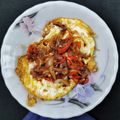 Cooksnap Nur Nadiah semasa beliau membuat Telor Mata Kicap.
