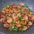 Cooksnap dari Ayude K untuk resep Udang Buncis Tahu Tumis Lada Hitam