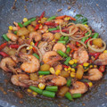 Cooksnap dari Ayude K untuk resep Udang Buncis Tahu Tumis Lada Hitam