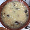 El cooksnap de Jonas Cobos cuando hizo Arroz caldoso con gambón y setas.