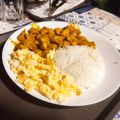 El cooksnap de Alba Y cuando hizo Arroz basmati con pollo al curry ultra rápido.