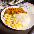 El cooksnap de Alba Y cuando hizo Arroz basmati con pollo al curry ultra rápido.