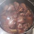 El cooksnap de Erick Ibarra :D cuando hizo Pollo al vino con arverjita verde.