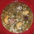 Grumpy1020's cooksnap of when they made Sausage and Seafood Gumbo.