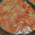Cooksnap Zuraidah Abu Bakar semasa beliau membuat Bubur Jagung Keledek Ungu.