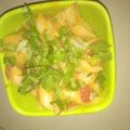 Dhriti's cooksnap of when they made Achari Masala Pasta.