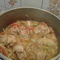 El cooksnap de Gladys Antunez cuando hizo Muslos de pollo al limón con verduras y ensalada.