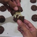 Irma Anisa's cooksnap of when they made Soft Chocolate Cookies with Mochi filling.
