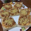 Cooksnap dari Bunda Lina untuk resep Pizza Roti Gandum toping Sosis & Ayam