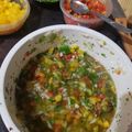 El cooksnap de Juan Villareal cuando hizo Salsa Criolla.