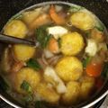 Cooksnap Nur Faezzah semasa beliau membuat 👩‍🍳Sup Tofu Telur Udang🍤.